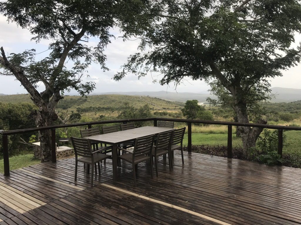Masinda Lodge Deck View Over Valley,Hluhluwe iMfolozi Reserve,self-catering accommodation
